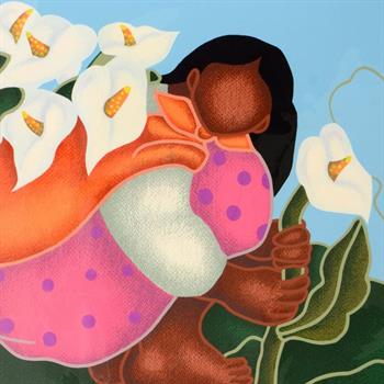 Bertha Horta, Limited Edition Serigraph, Numbered 26/195 and Hand Signed with Letter of Authenticity. List $200