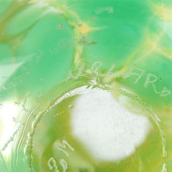 Jean Claude Novaro (1943-2014). Original Hand-Blown Glass Vase Sculpture, Hand Signed w/Cert.