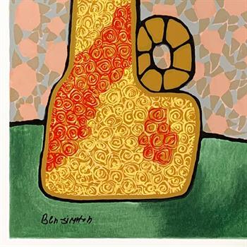 Ben Simhon, Hand Signed Limited Edition Serigraph on Paper with Letter of Authenticity.