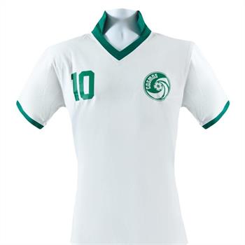 Cosmos Soccer Jersey Autographed by Legendary Footballer, Pele with Certificate of Authenticity.