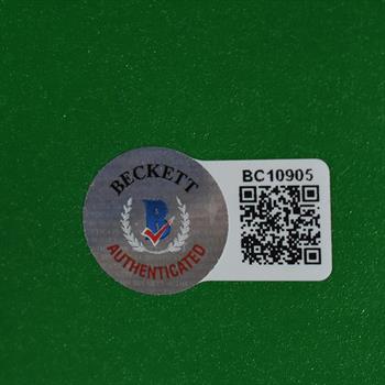 Cosmos Soccer Jersey Autographed by Legendary Footballer, Pele with Certificate of Authenticity.