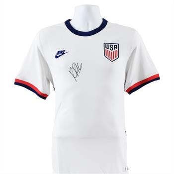 Team USA Jersey (Home) Jersey Autographed by Professional Footballer, Ricardo Pepi with Certificate of Authenticity.