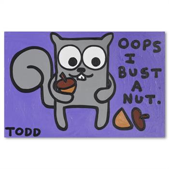 EXPLICIT CONTENT Todd Goldman Original Painting (inappropriate content).