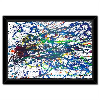 Wyland, Framed Original Painting, Hand Signed by the artist and with a letter of authenticity.