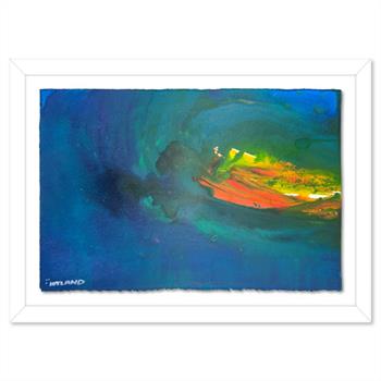 Wyland, Framed Original Painting, Hand Signed by the artist and with a letter of authenticity.