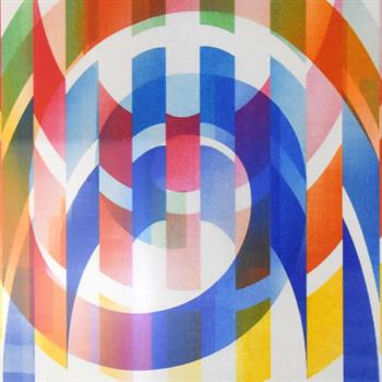 Yaacov Agam, Framed Limited Edition Agamograph, Numbered 40/99 and Hand Signed with Letter of Authenticity.