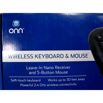 Onn Wireless Keyboard and Mouse