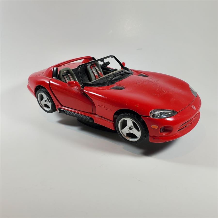BBURAGO BU22114G DODGE VIPER SRT 10 ACR SILVERGUN/RED 1:24 Modellino