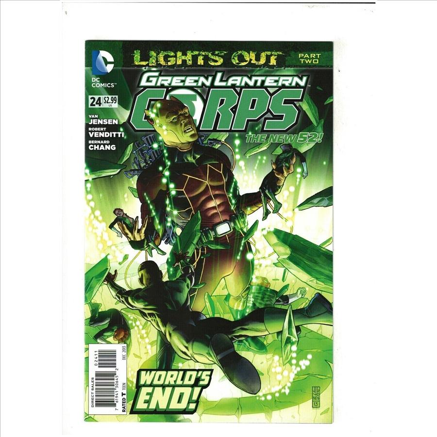 DC Comics Green Lantern Corps The New 52! 24 (Dec 2013) Lights Out Part Two World's End