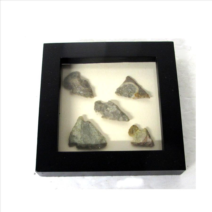 Vintage Arrow Heads inside a Shadow Box | Property Room