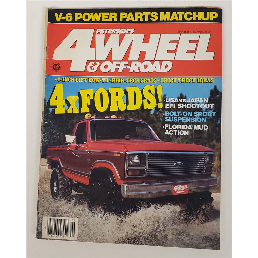 Vintage USA Jun 1985 Peterson's 4Wheel & Off-Road Magazine