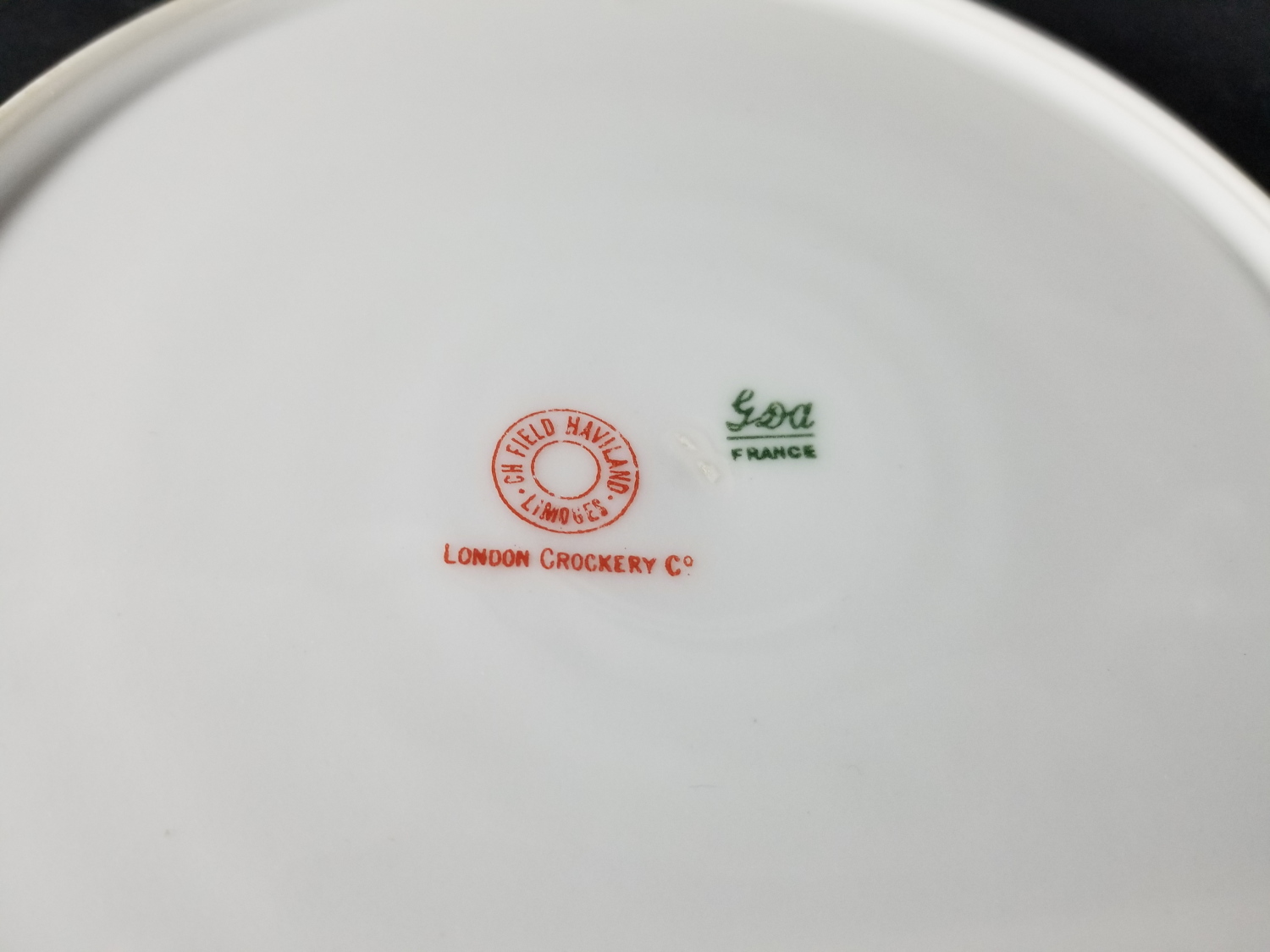 Vintage Limoges Hand Painted Serving Platter Property Room