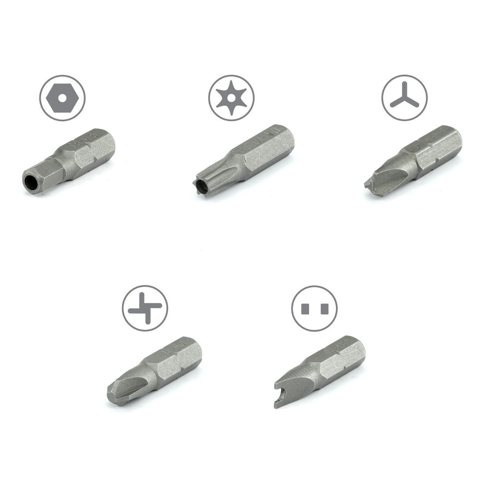 Silverline Tamperproof Screwdriver Bit Set – Torx, Hex, Pozi, And Tamper Bits