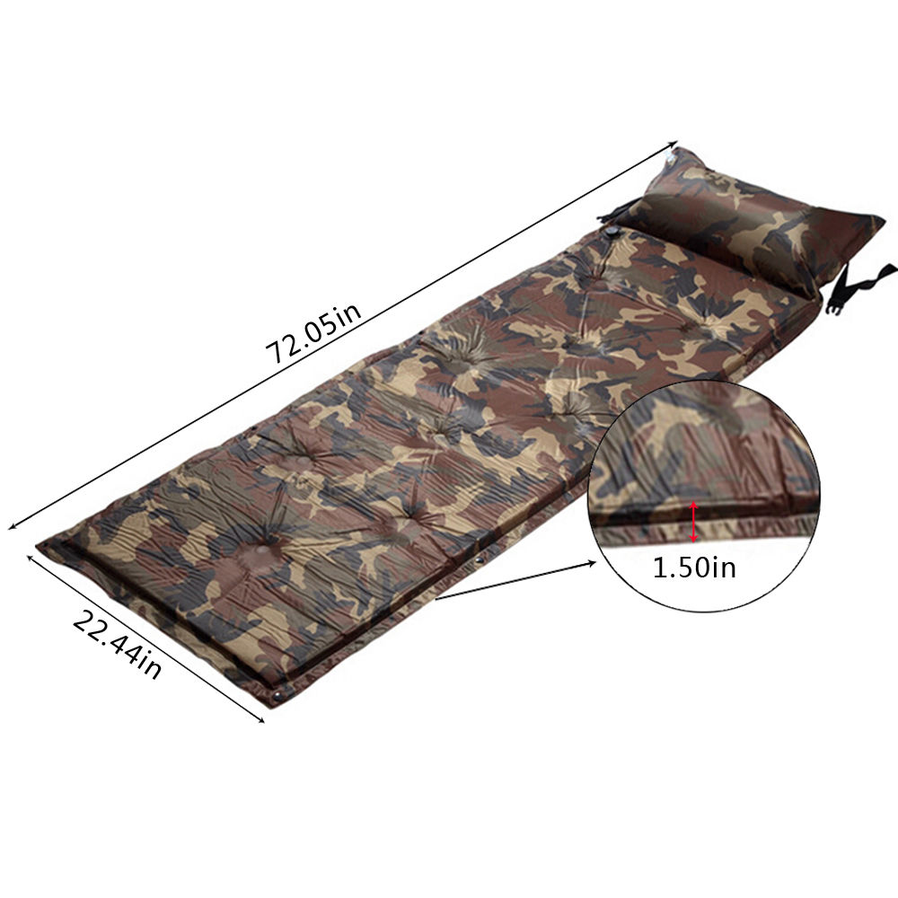 SelfInflating Mattress Air Mat Outdoor Camping Sleeping Bed Pad 1.5