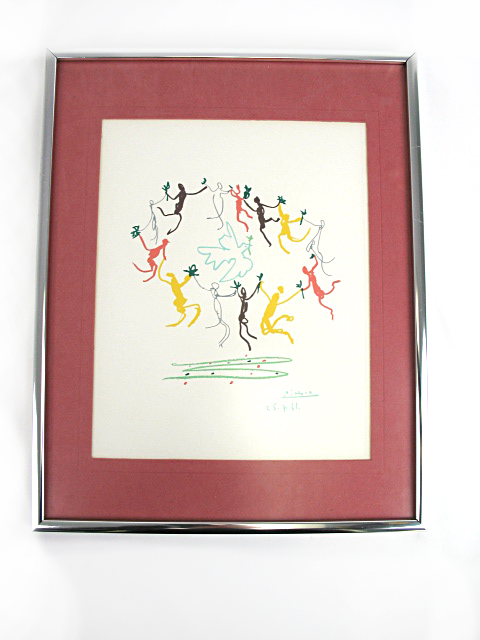 Framed Picasso Circle of Friendship Litho - 1961 | Property Room