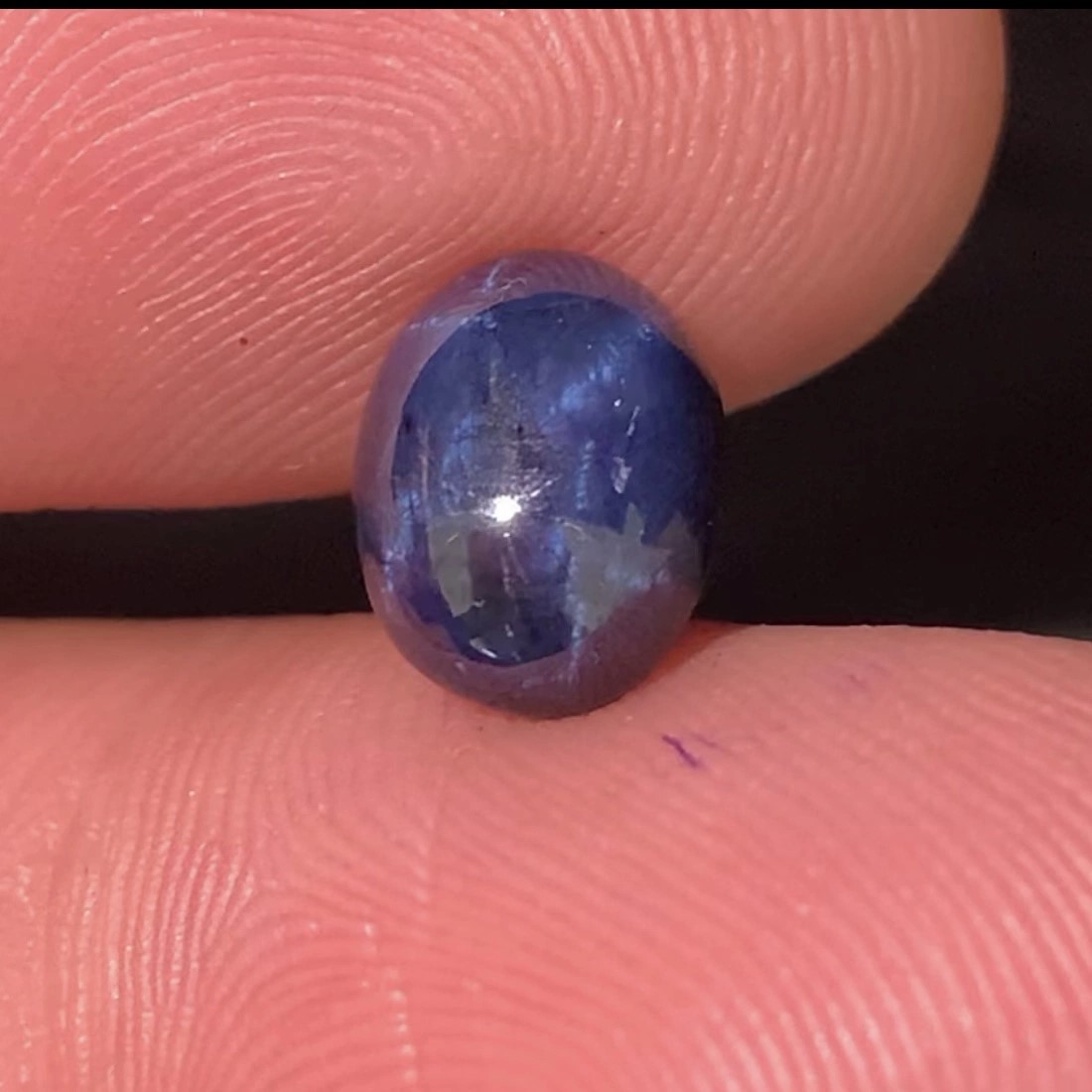 2.65 Carat Blue Star Sapphire Gemstone Appraised $5,300.00