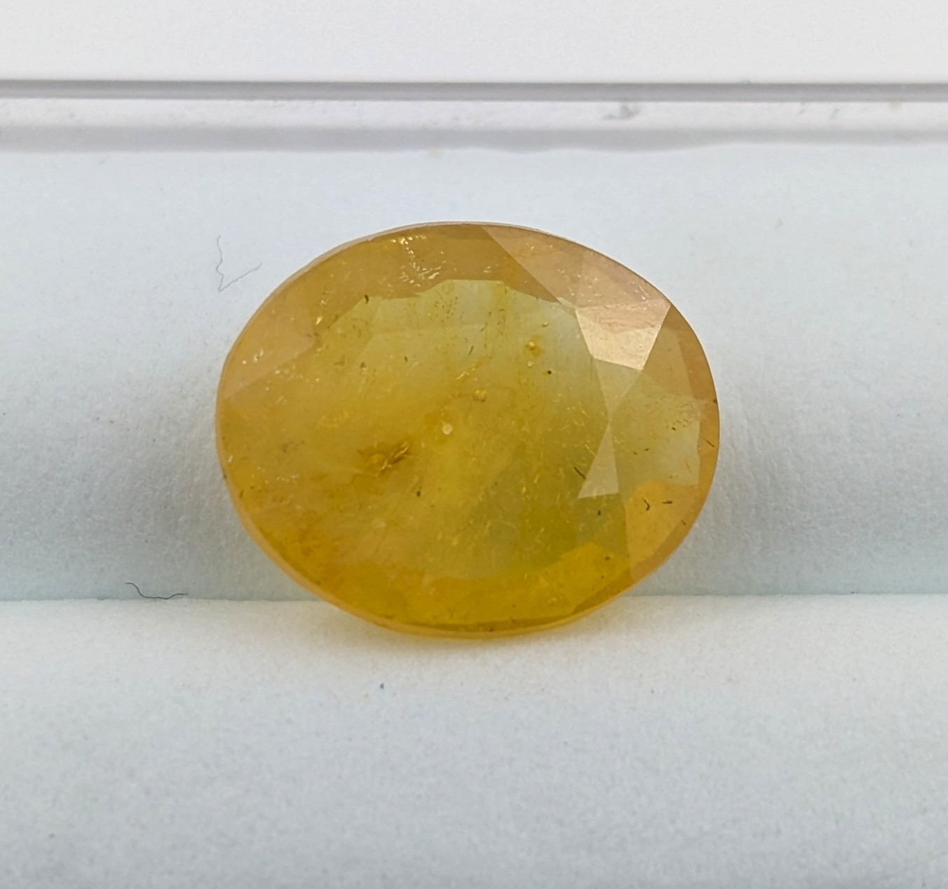 4.01 Carats Yellow Sapphire Gemstone Appraised $8,020.00
