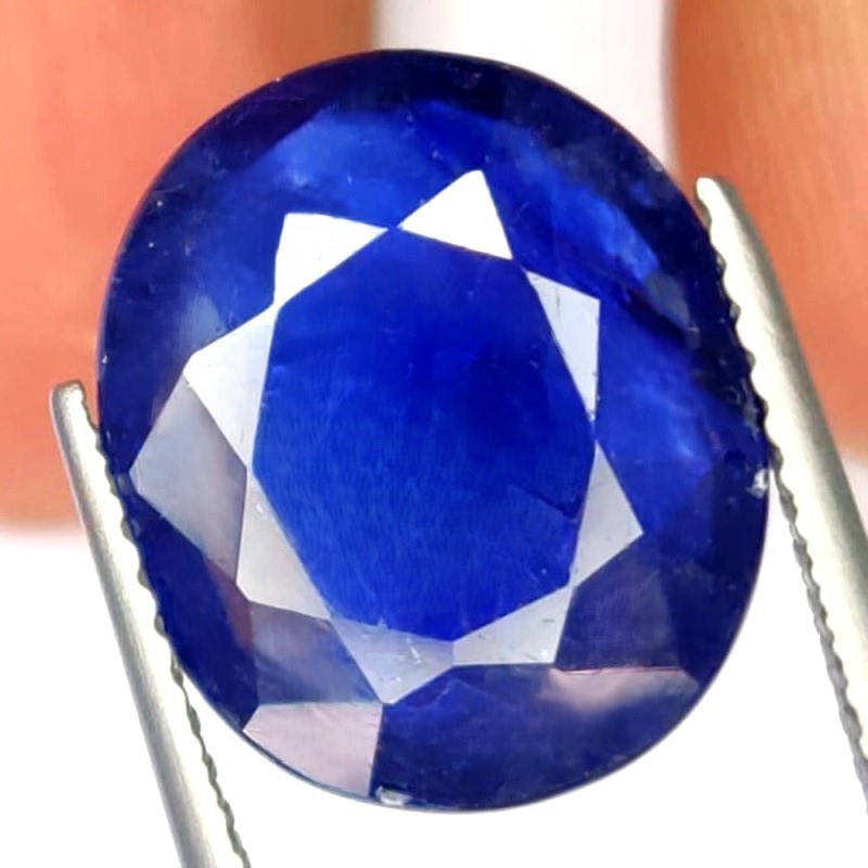 4.79 Carat Cert Blue Sapphire Gemstone Appraised $7,185.00