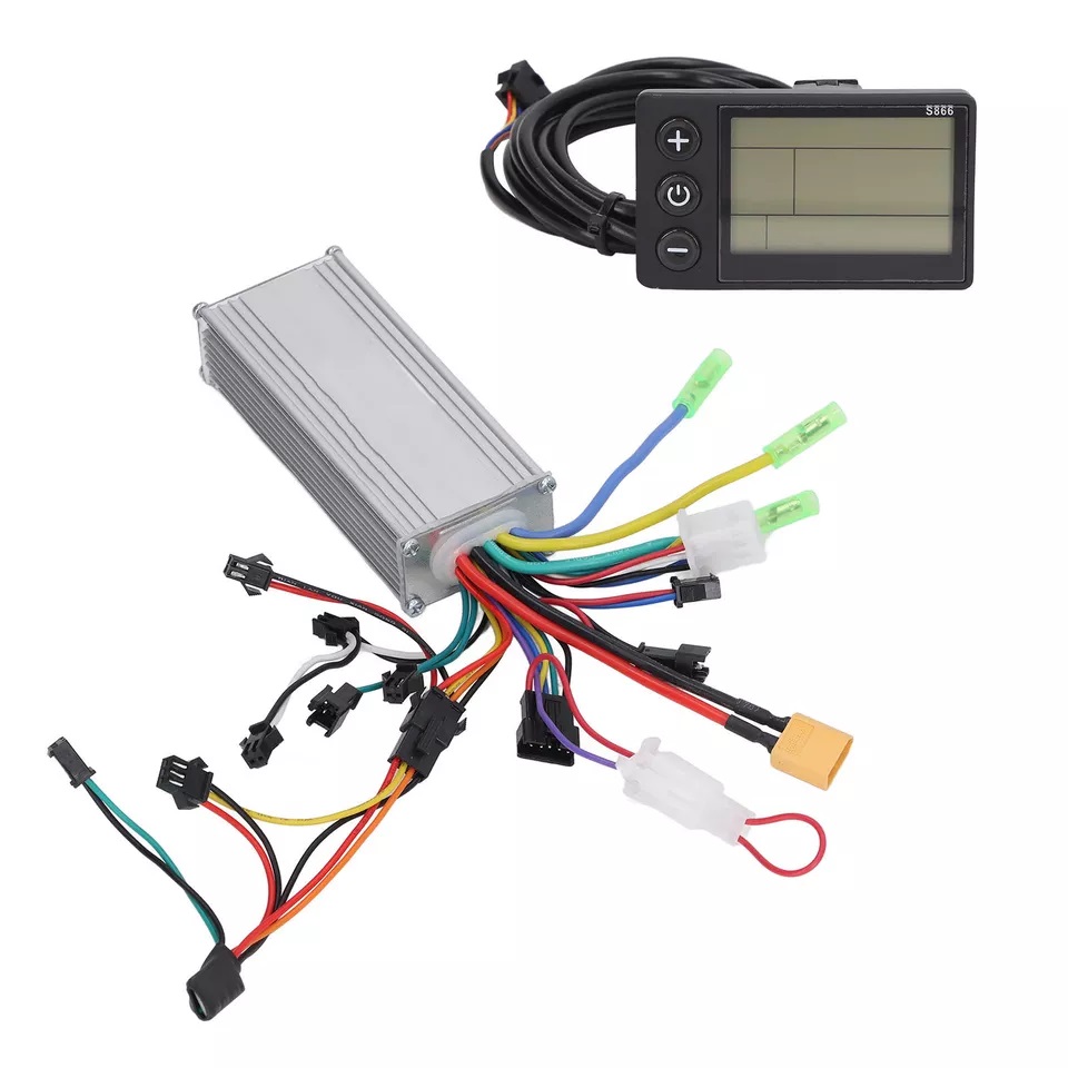 thumbnail image 2 of S866 LCD Display For E-Bike - 24V/36V/48V Electric Bike Speed Controller Panel 2 of 6