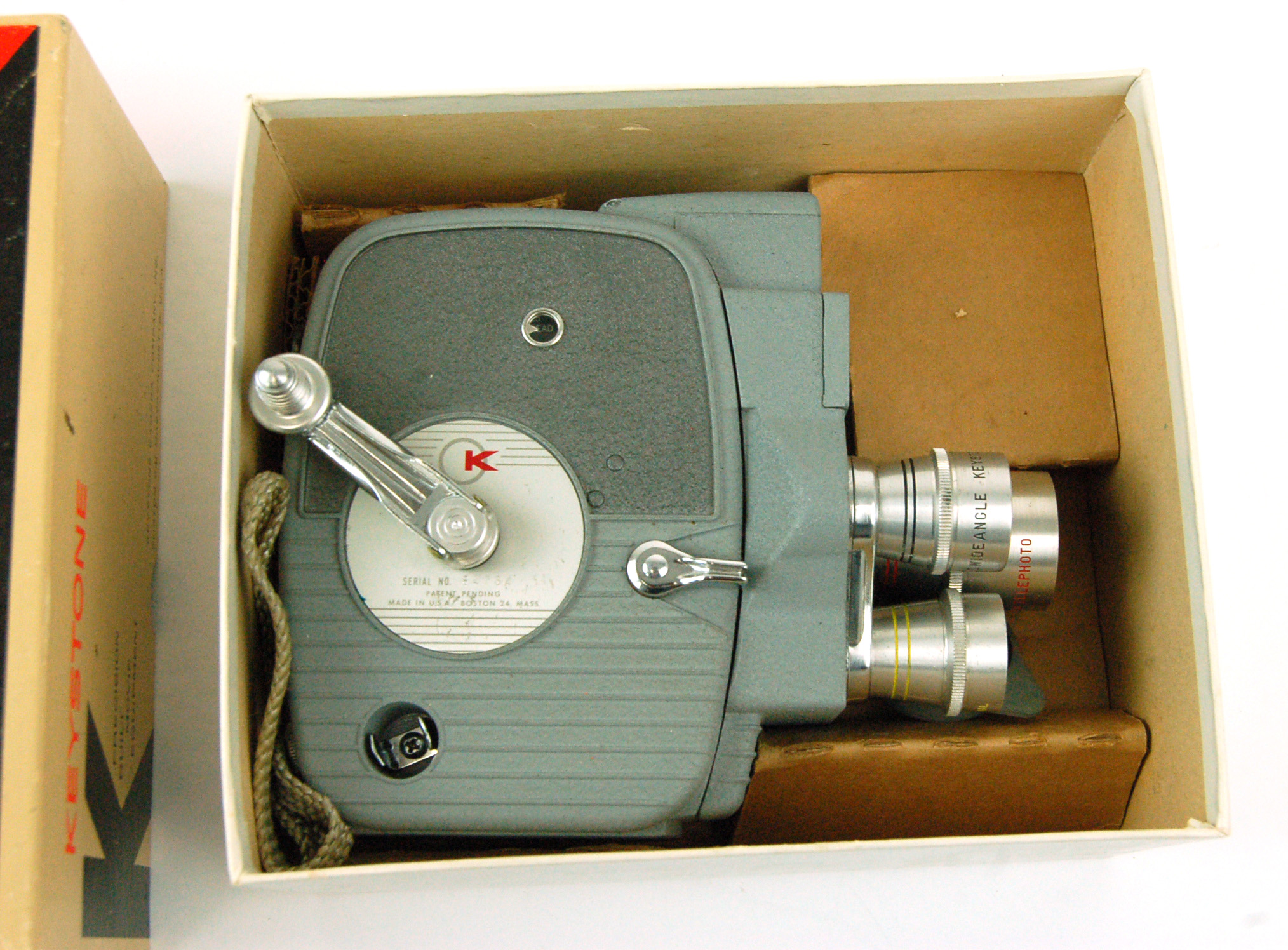 CIRCA 1950's KEYSTONE K4C ELECTRIC EYE ROLLFILM TURRIT 8MM Video