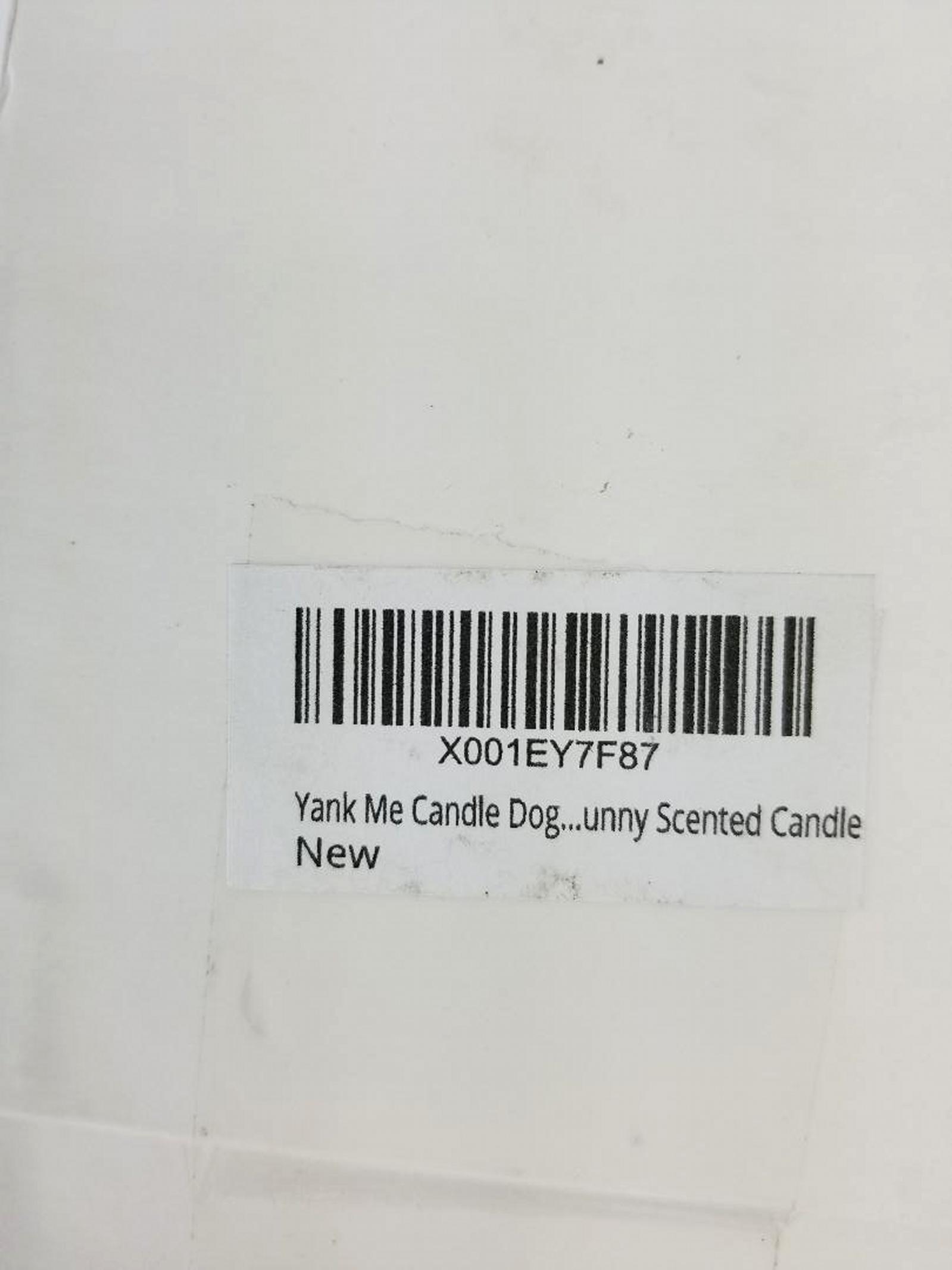 Yankme Candle " Dog Vomit" Scent Gag Gift Box NEW Property Room