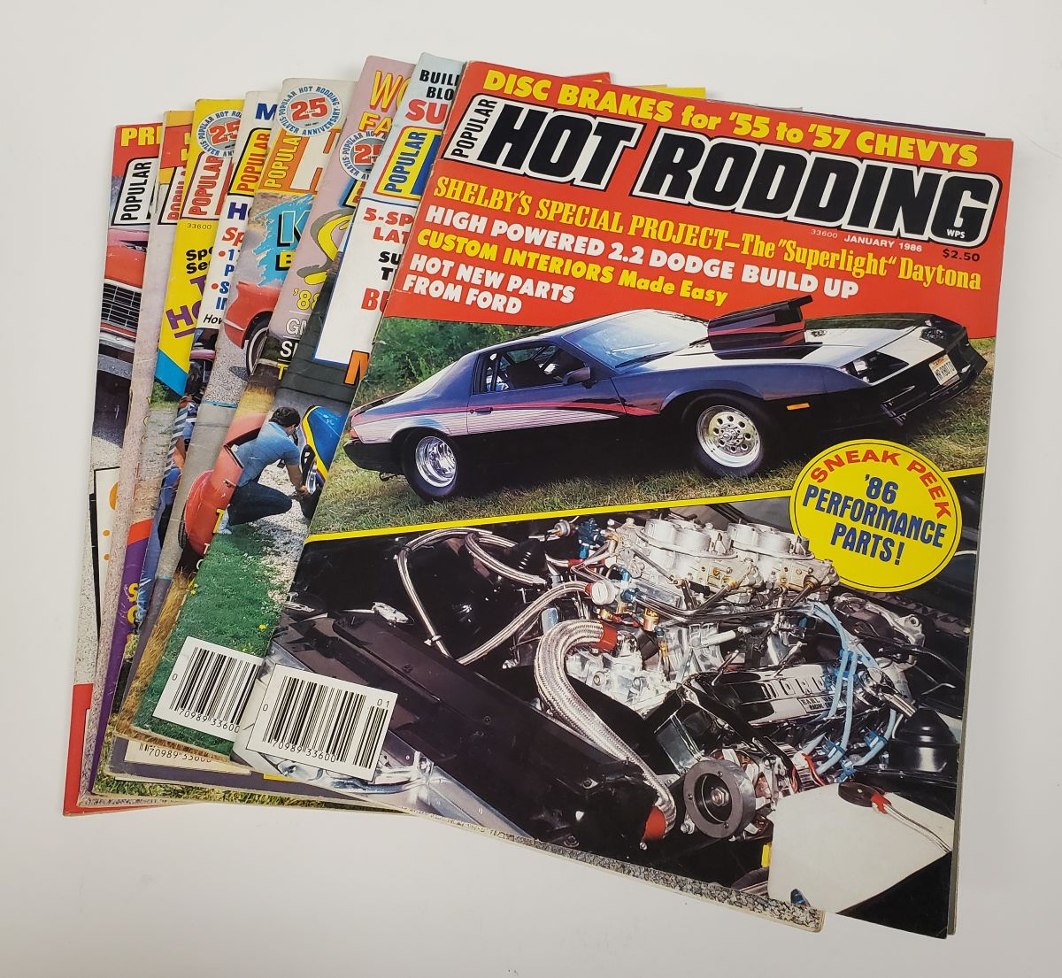 Vintage Lot of 8 Hot Rodding Issues 1980's
