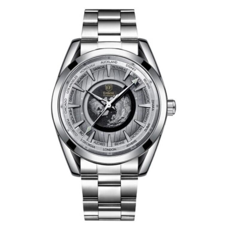 New Earnest Ferdinand Watch World Clock