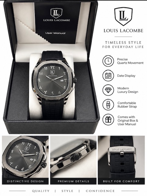 Louis Lacombe Men's Quartz Watch