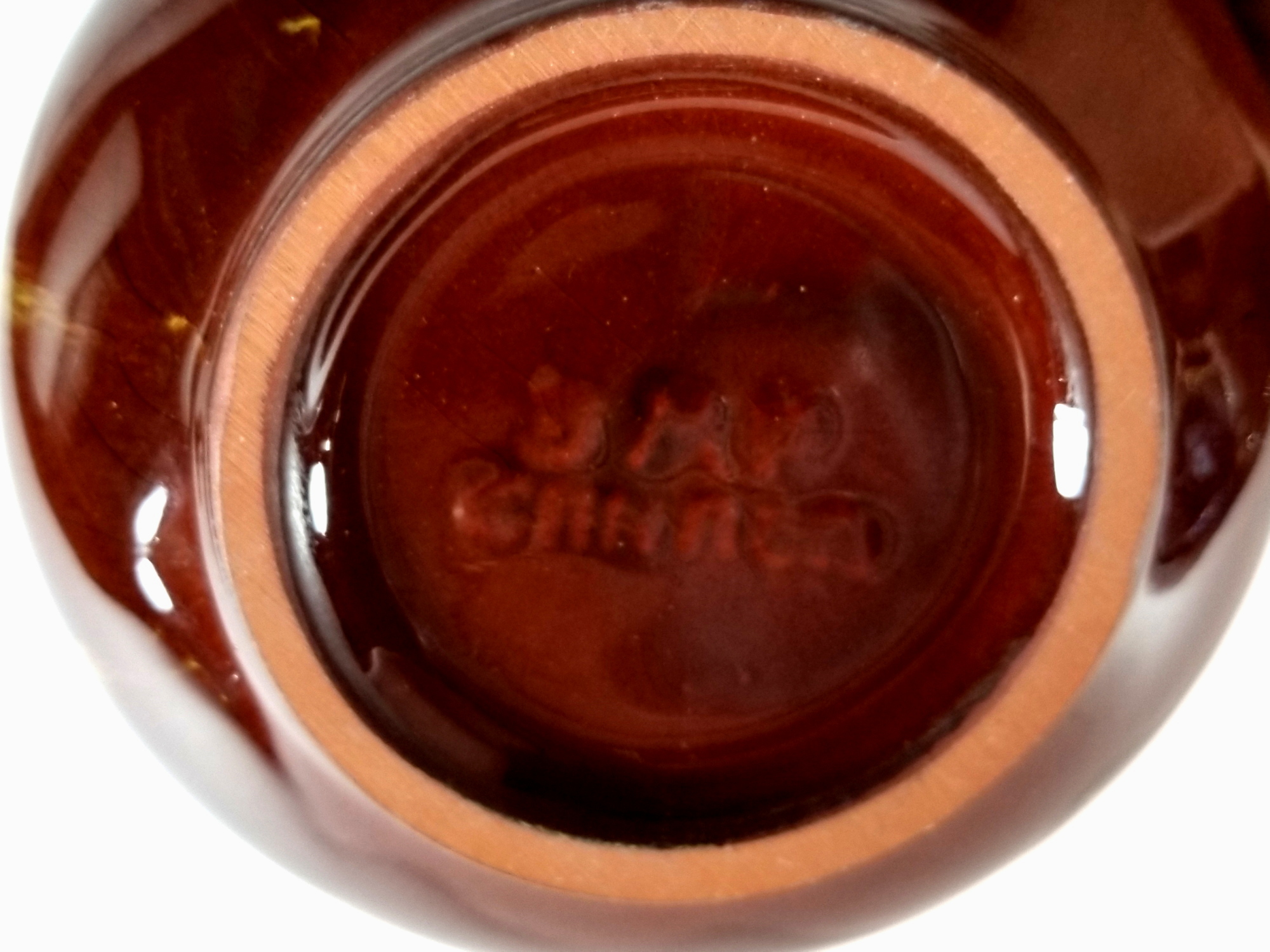 Original Blue Mountain Pottery Harvest Gold Vase Property Room