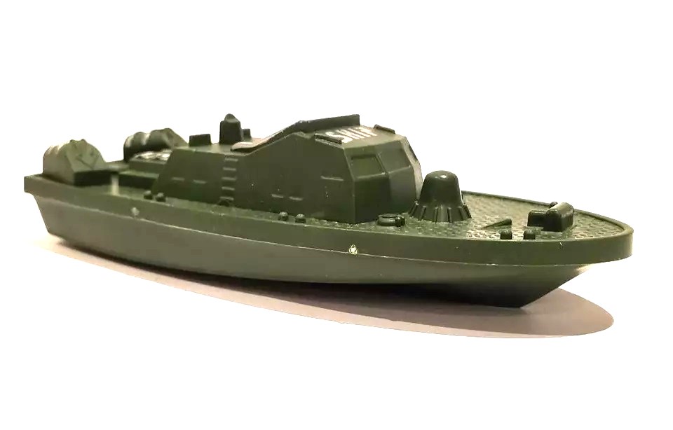 Navy SHIP Toy Plastic Boat 5" | Property Room