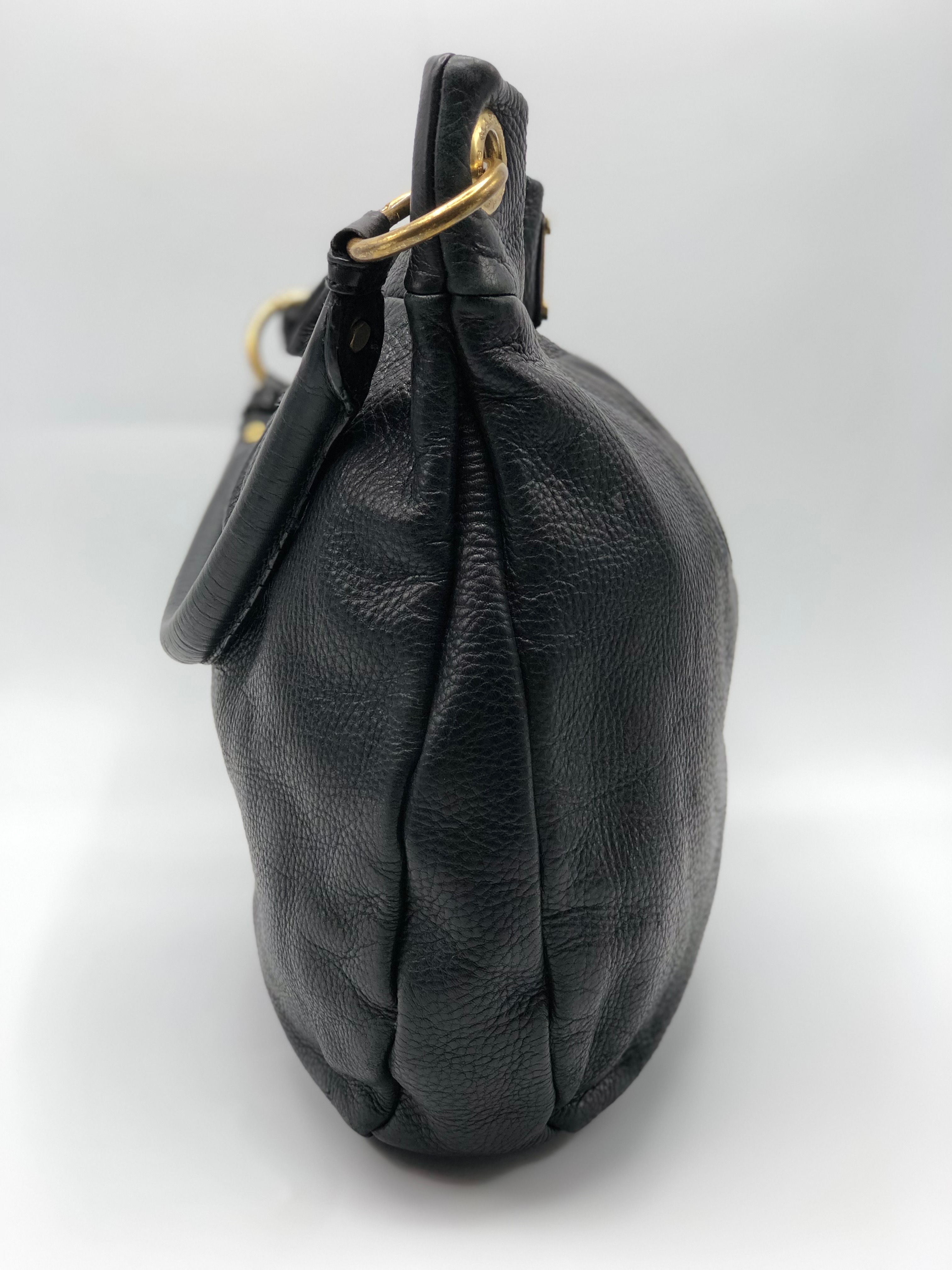 Marc by Marc Jacobs Classic Q Hillier Leather Hobo Bag Retail 428