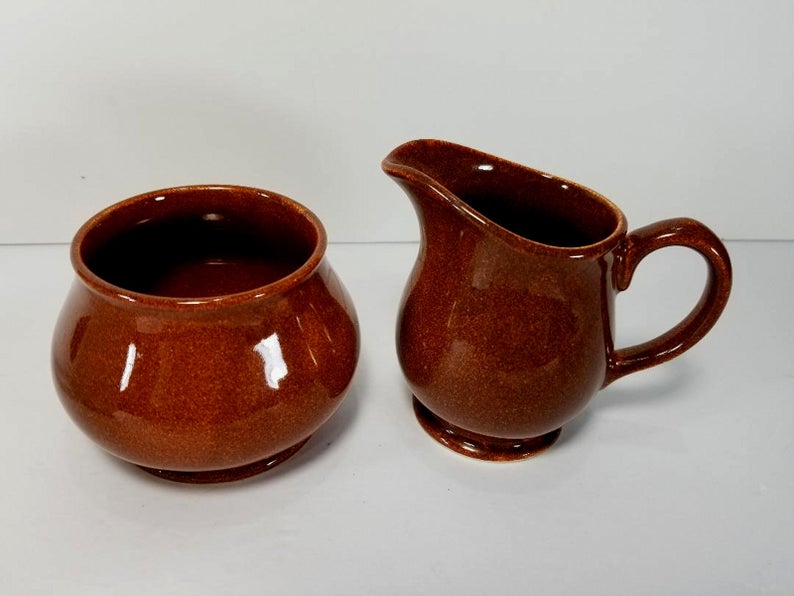 VTG Sadler England Porcelain Tea Kettle, Sugar Bowl Jug and Creamer