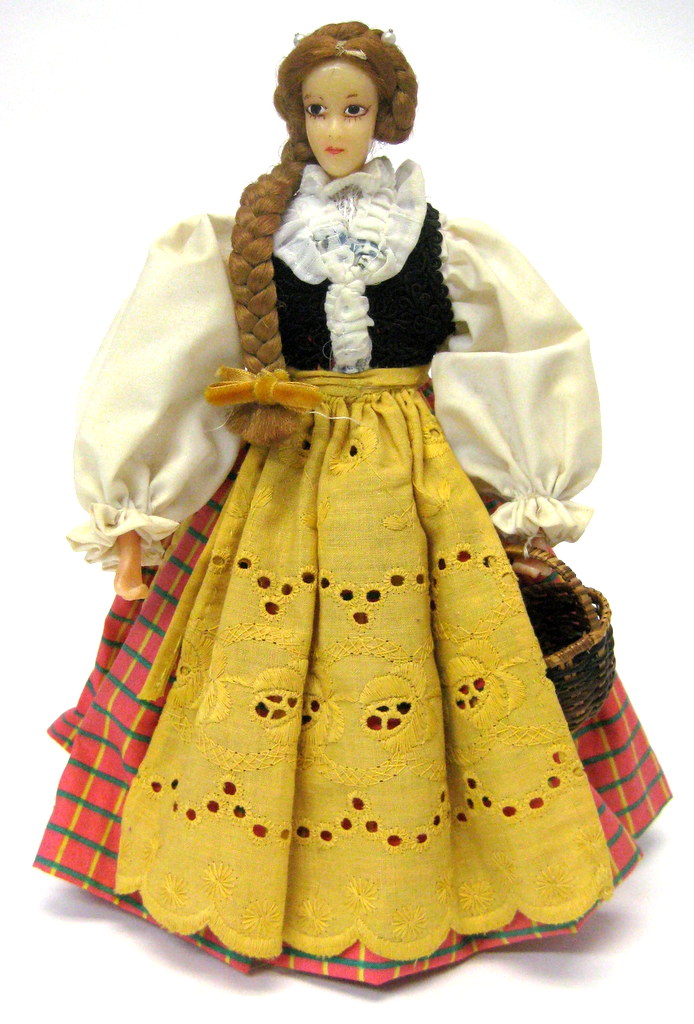 Very Old Authentic Handmade Bavarian German Doll Property Room