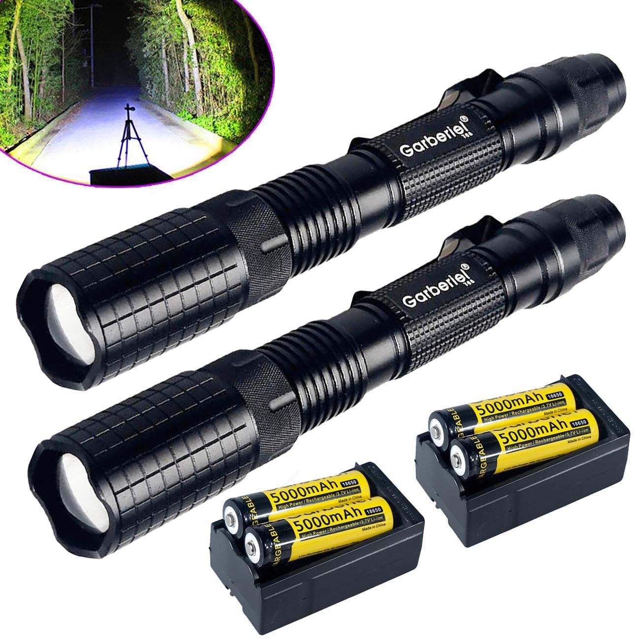 Tactical Police 20000Lumens T6 5Modes LED Flashlight Aluminum Torch