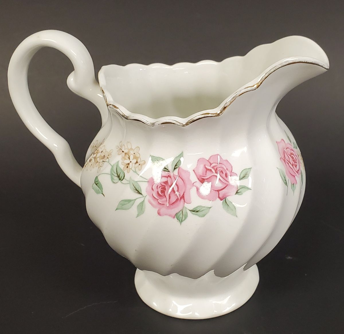 Vintage England Johnson Bros Snowhite Regency Porcelain Creamer