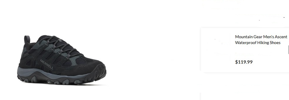 The Merrell Accentor Sz 11 Waterproof