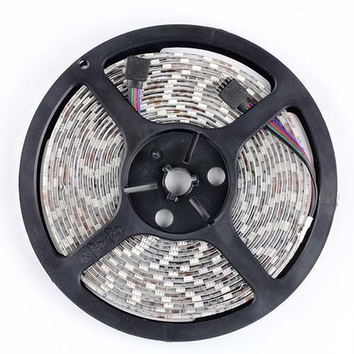 Waterproof LED Strip Light 5M RGB 5050 SMD 44 Key Remote 12V Power Full ...