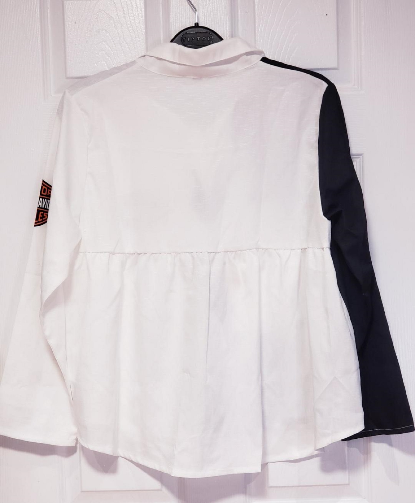 Parchment Textured Colorblock Long Sleeve Quarter Zip Drawstring Hooded Top