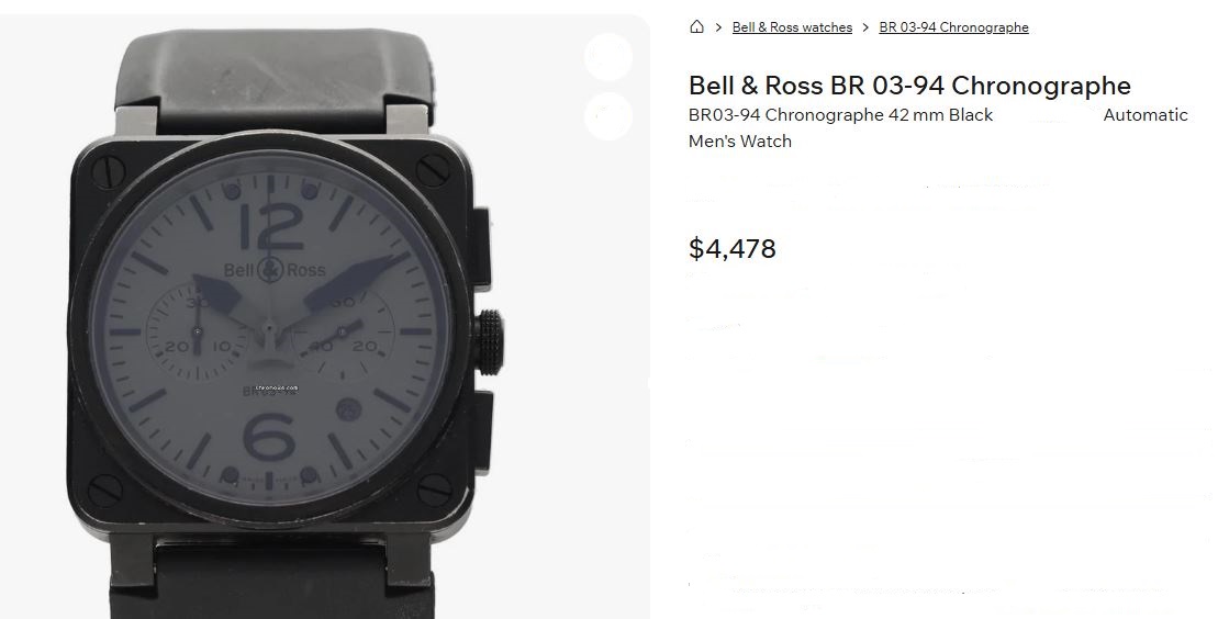Bell & Ross Authentic Aviation Type Watch