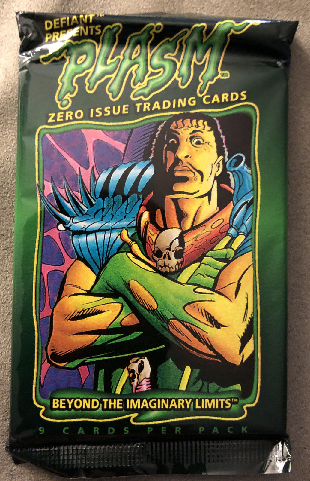1993 River Group Plasm Zero Issue Trading Cards Unopened Pack 