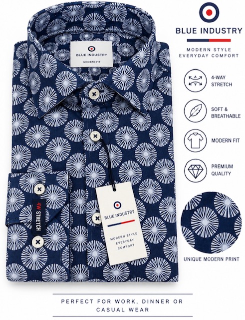 Men's Shirt Sz Small By Blue Industry
