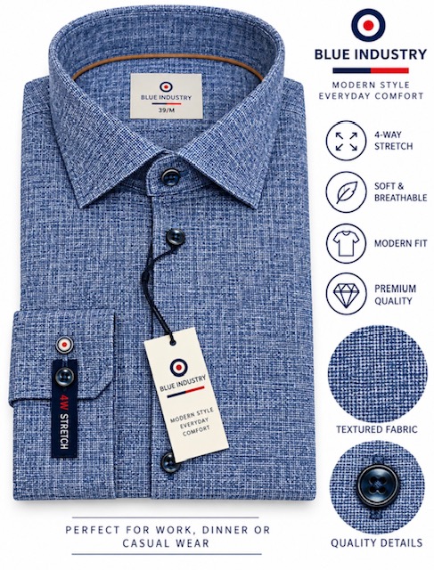 Men's Shirt Sz X-Large By Blue Industry