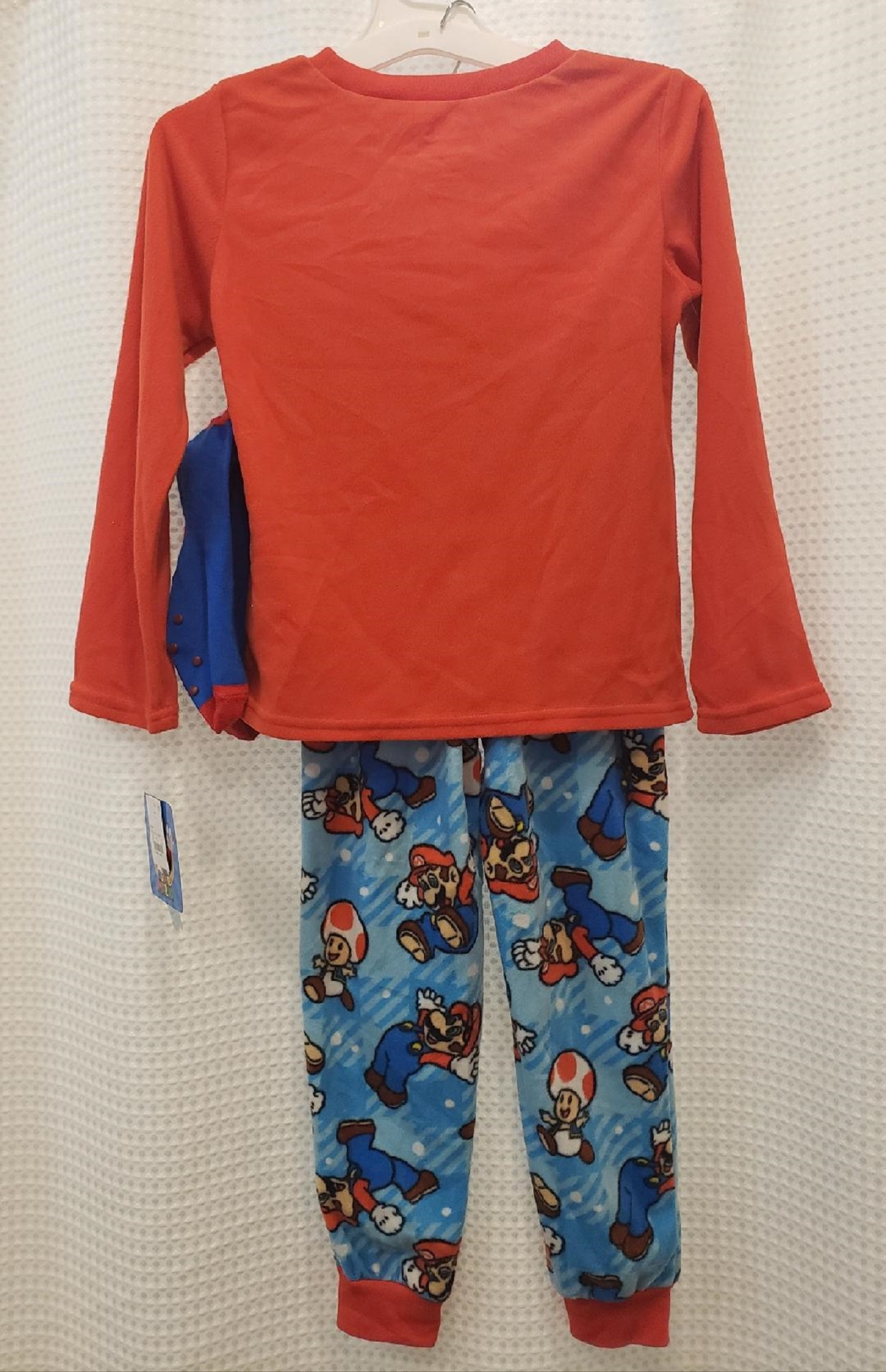 Super Mario Design Shirt With Bag And Pajama