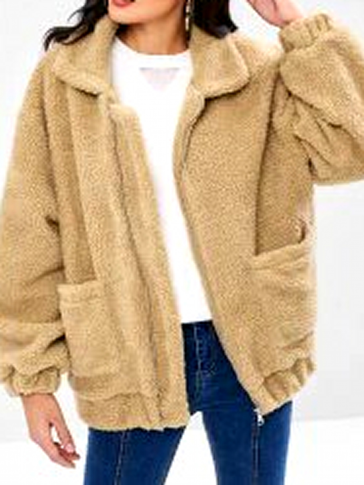 Autumn Teddy Coat - Camel