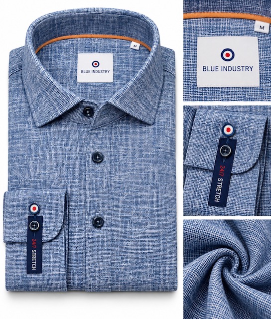 Men's Shirt Sz Large By Blue Industry