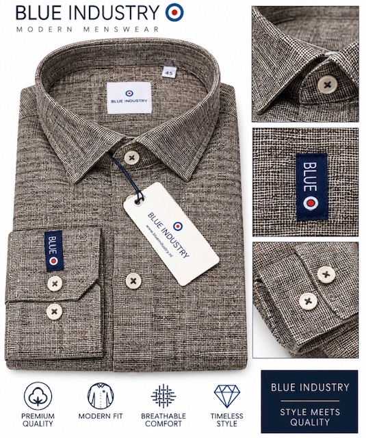 Men's Shirt Sz Large By Blue Industry