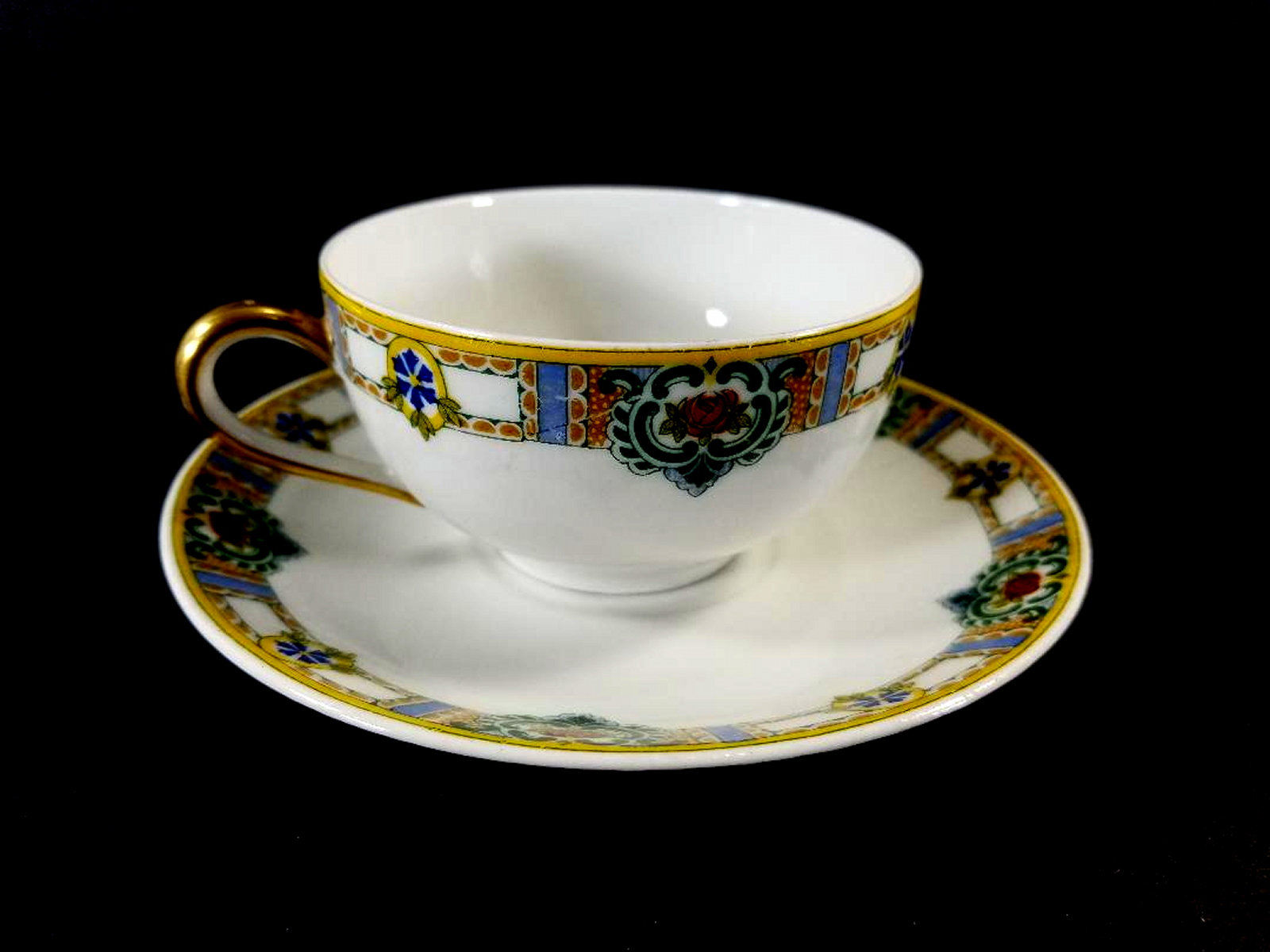 Vintage Limoges France Fine Bone China Cup And Saucer Property Room