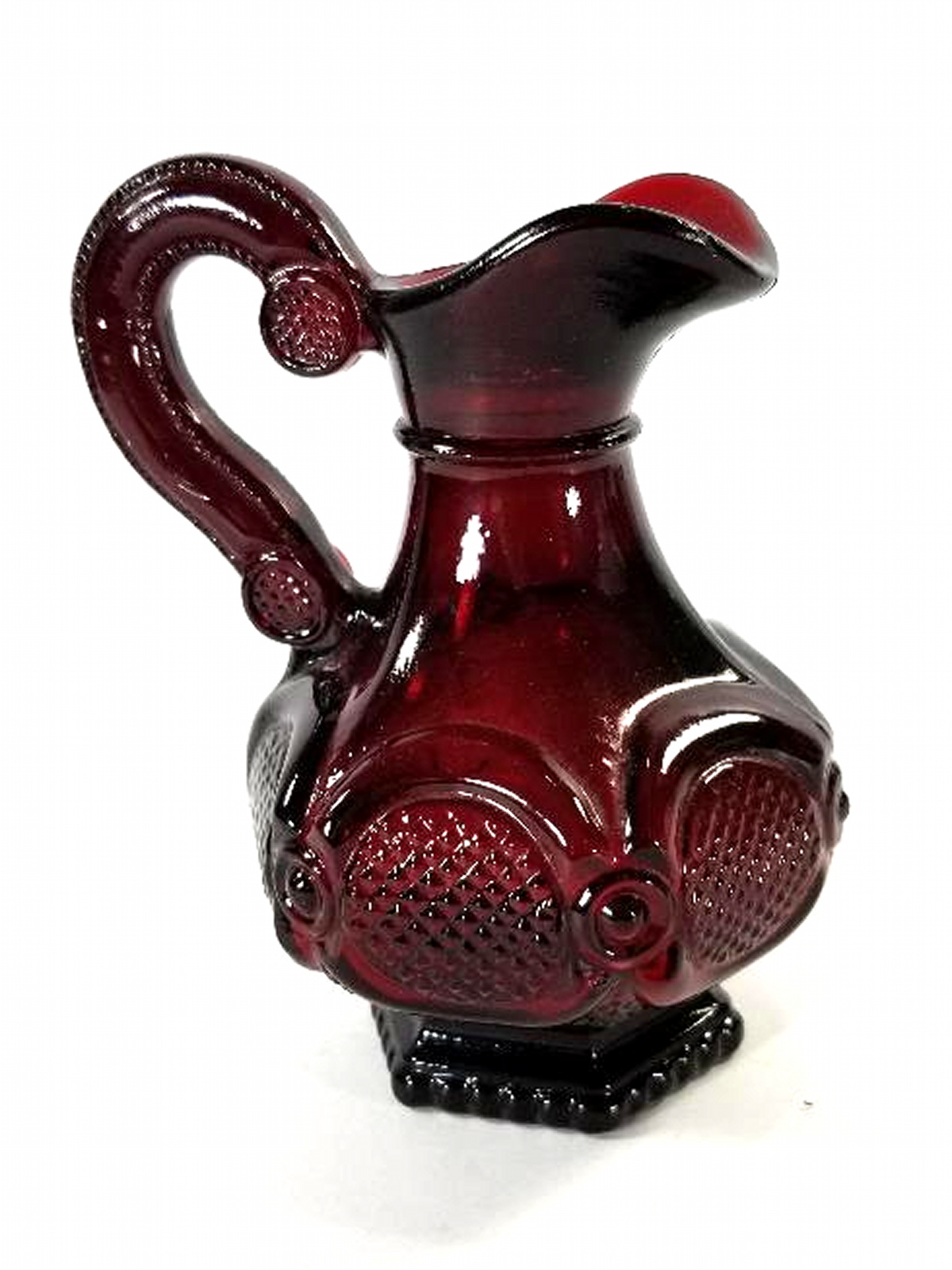 Avon 1876 Cape Cod Collection Ruby Red Cruet Without Stoppers ...