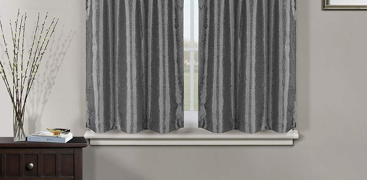 Duck River Textile Minka Fl Kitchen 3 Piece Window Curtain Duck River Textile Minka Fl Kitchen 3 Piece Window Curtain Tier And Valance Set 2 28 X 36 One 56 16 Metal