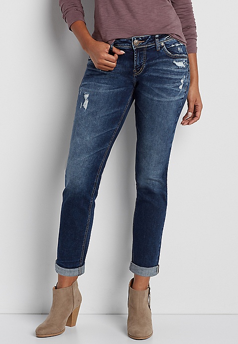 silver sam boyfriend jeans